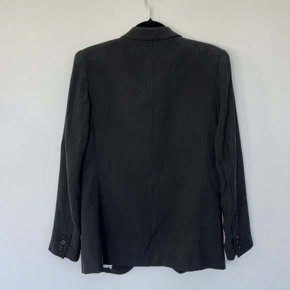 Smythe 90s Oversized Blazer in Sandwashed Black - Picture 7 of 11